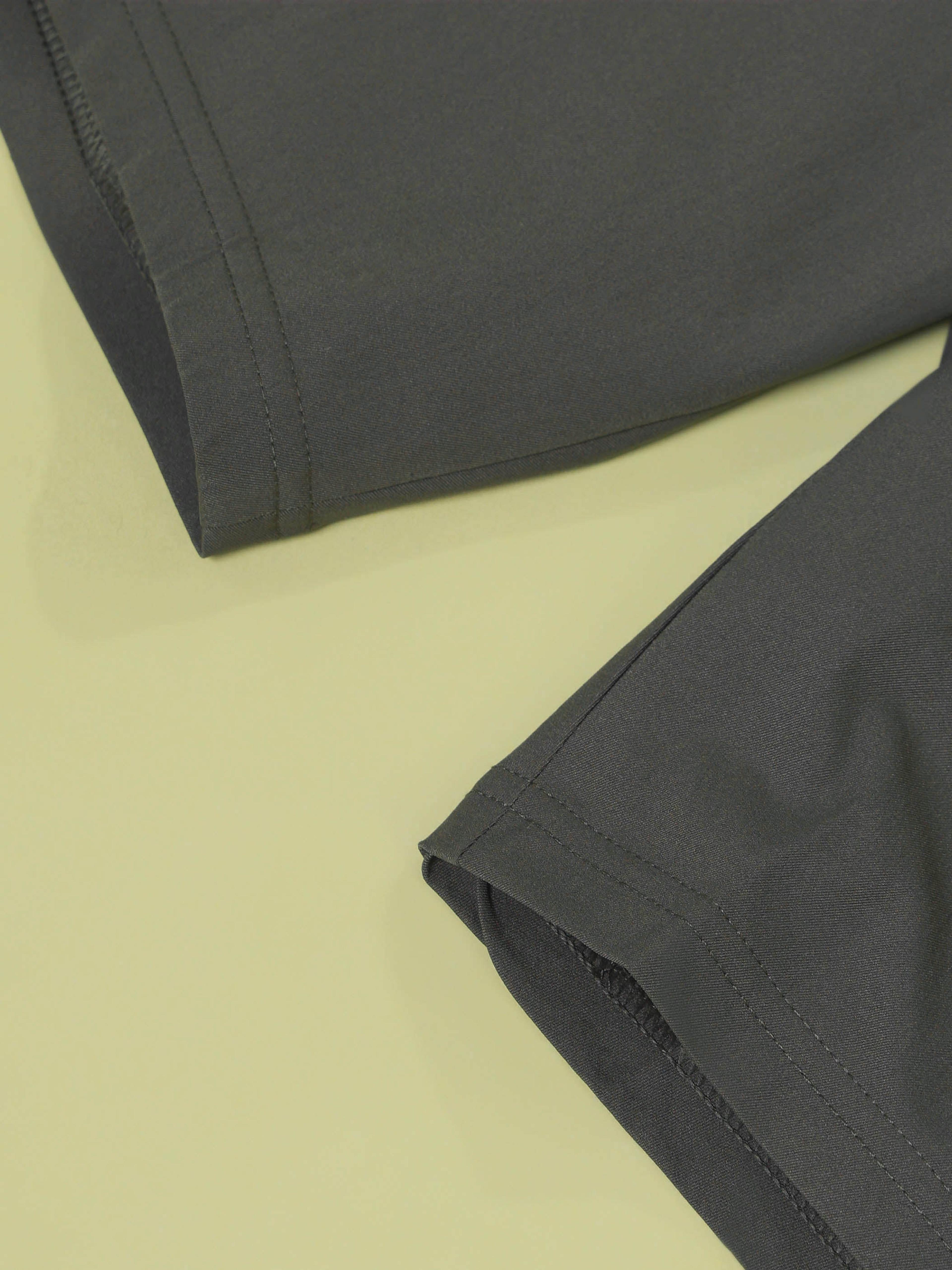 Men Solid Slim Fit Shorts with TS FLEXI in Beetle - 9