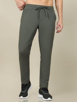 Men Solid Relax Fit Trackpants with DURACOOL+ in Beetle - 2
