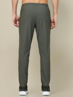 Men Solid Relax Fit Trackpants with DURACOOL+ in Beetle - 3