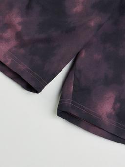 Men Printed Regular Fit Shorts with TS LYTRA in Red Smoke - 9