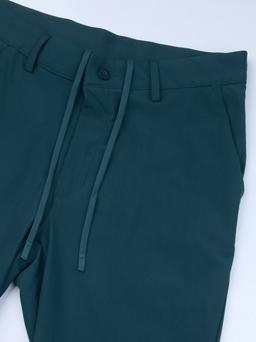 Men Semi-Formal Solid Straight Fit Trousers Pants with DURACOOL+ in Gulf Coast - 7