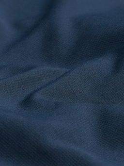 Men Solid Slim Fit Mock Neck Jacket with TECHNOLITE in Navy Blue - 8