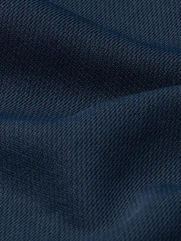 Men Solid Slim Fit Mock Neck Sports Sweatshirt with ELASTO PLUS in Navy Blue - 8