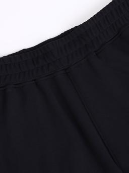 Men Solid Slim Fit Tracksuits with ELASTO LITE in Black - 7