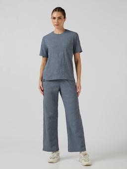 Women Co-Ord Casual Athleisure Lounge Wear Set in Vintage Indigo - 2