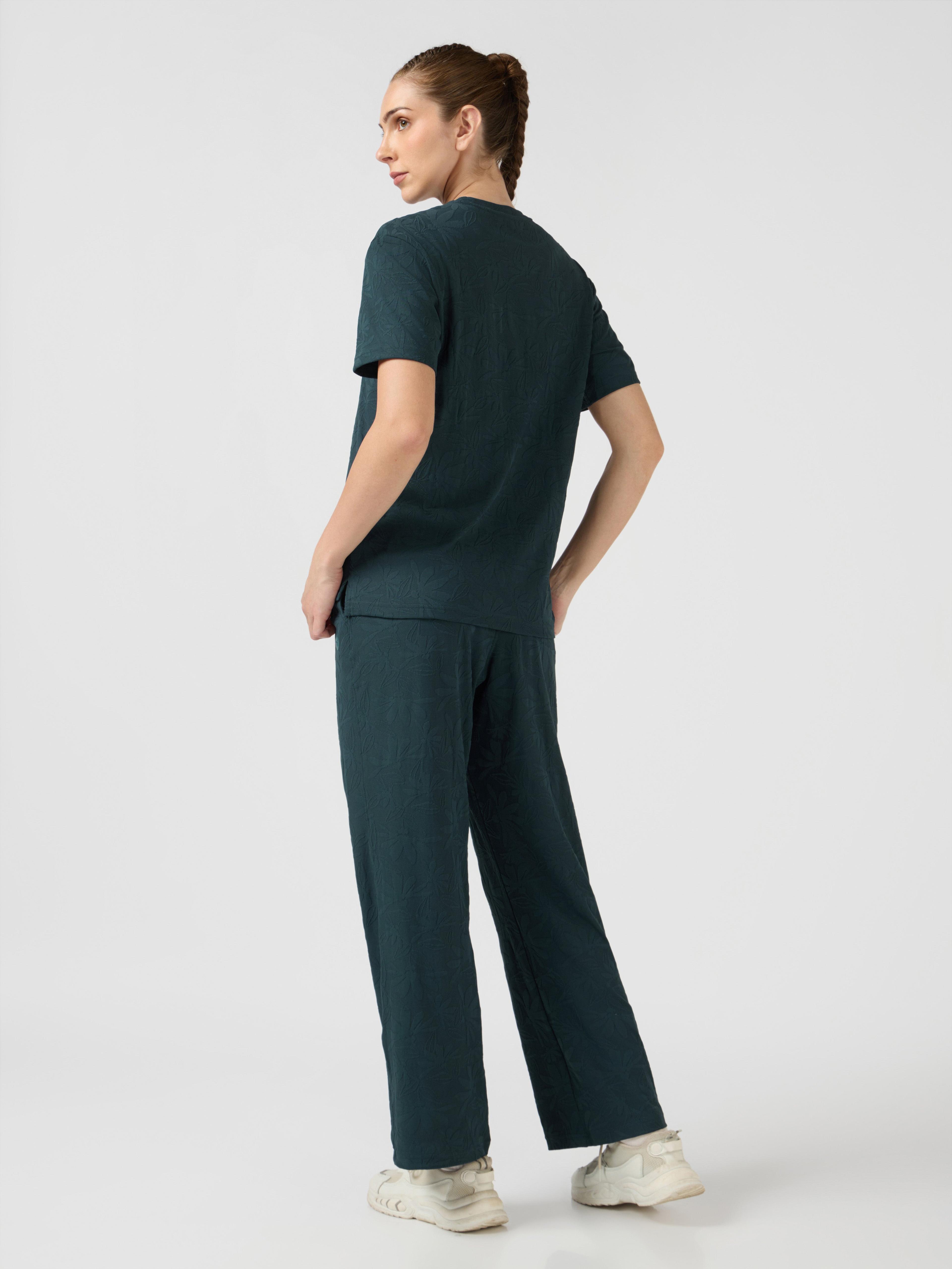 Women Co-Ord Casual Athleisure Lounge Wear Set in Gulf Coast - 3