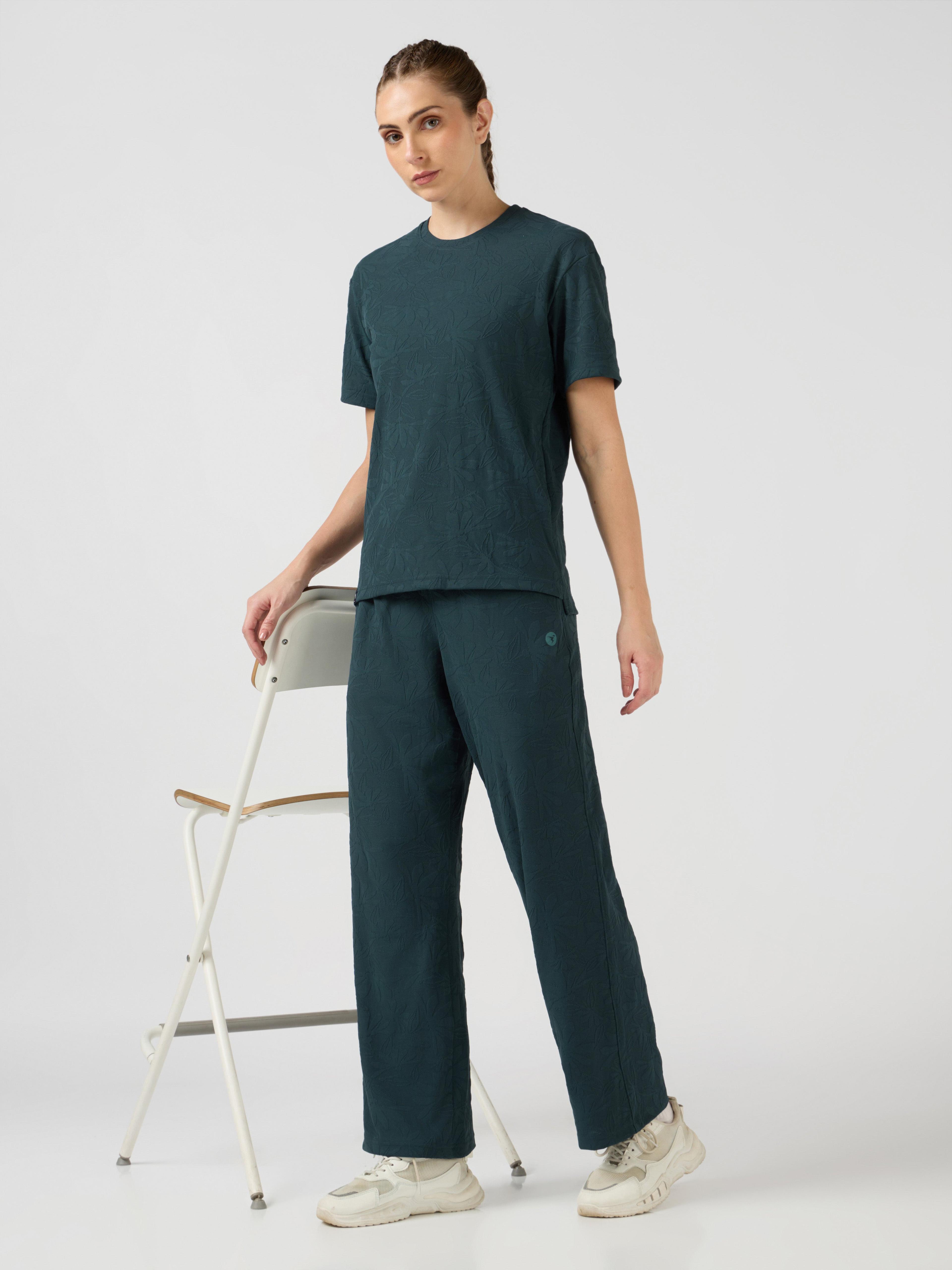 Women Co-Ord Casual Athleisure Lounge Wear Set in Gulf Coast - 4