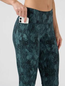 Women Printed Slim Fit Tights with ELASTO PLUS in Gulf Coast - 7