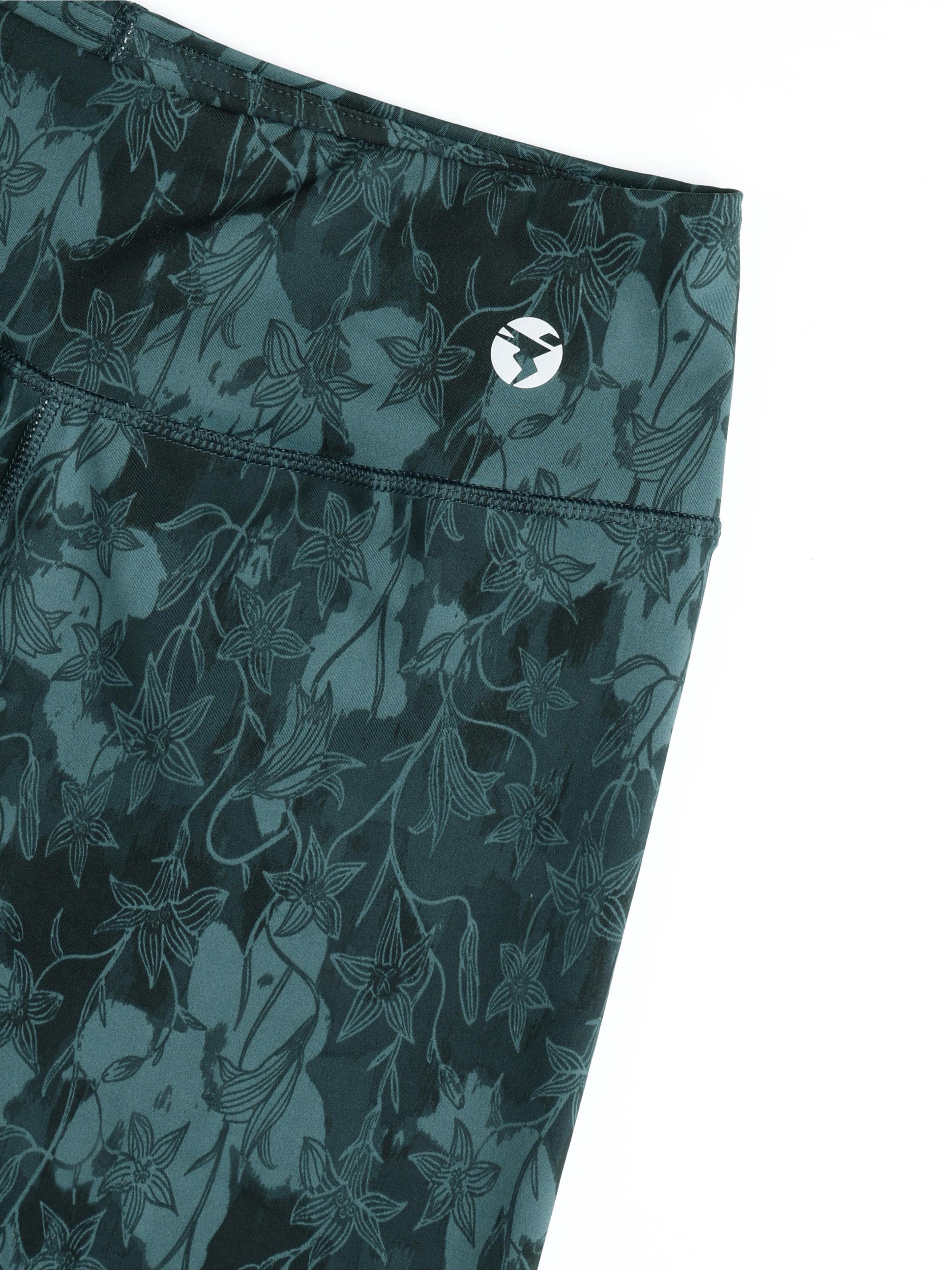 Women Printed Slim Fit Tights with ELASTO PLUS in Gulf Coast - 8