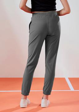 Women Solid Relax Fit Joggers with DURACOOL in Iron Grey - 3