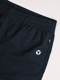 Women Solid Regular Fit Shorts with TS FLEXI in Black - 7