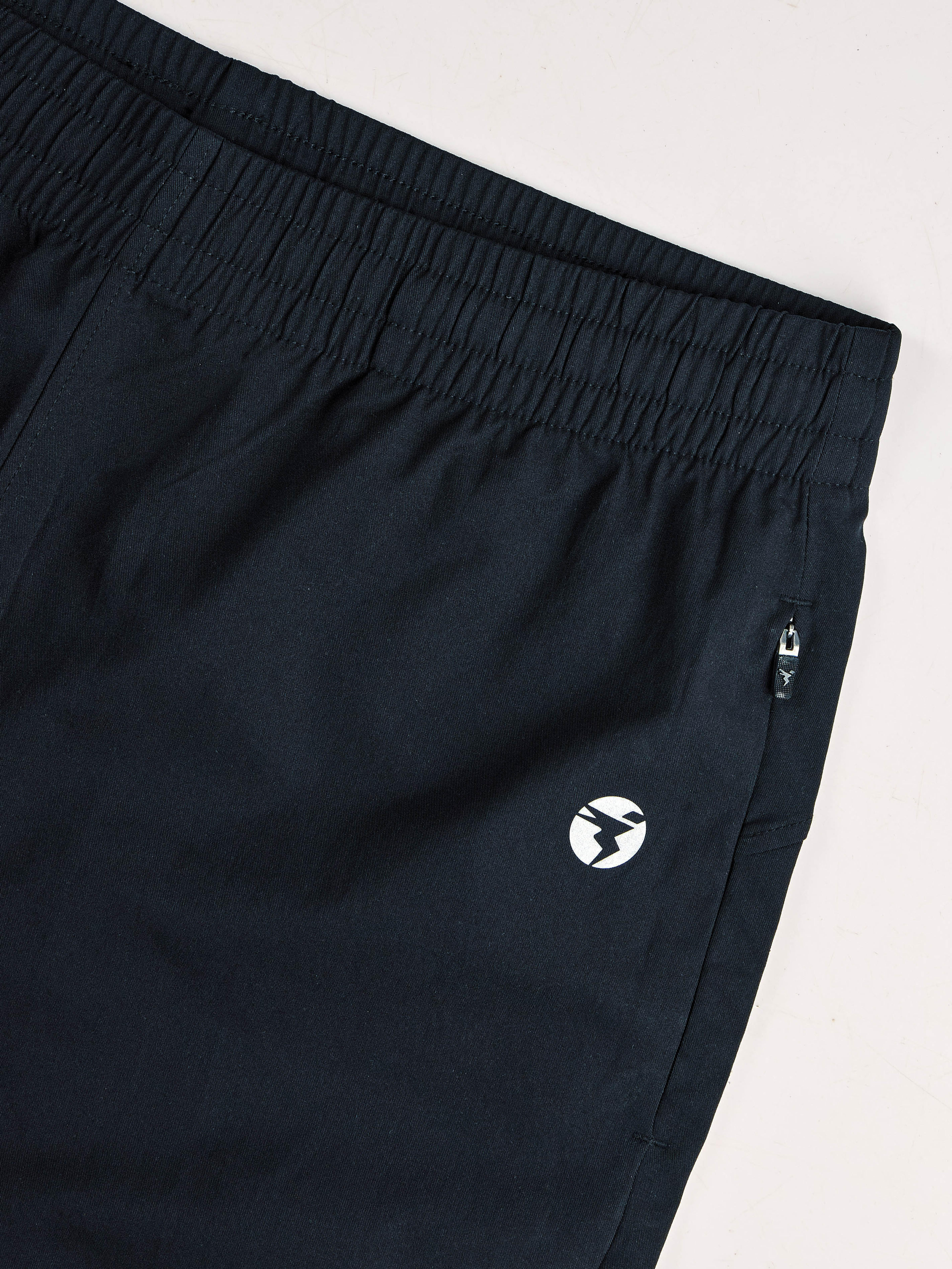 Women Solid Regular Fit Shorts with TS FLEXI in Black - 7