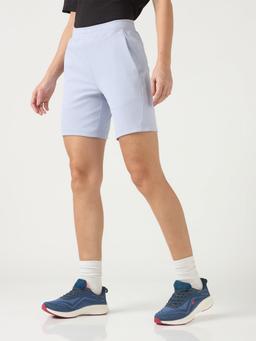 Women Regular Fit Sports Shorts with ELASTOPLUS in Heather - 4