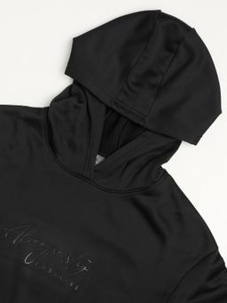 Women Slim Fit Hooded Sports Sweatshirt with TECHNOWARM+ in Black - 7