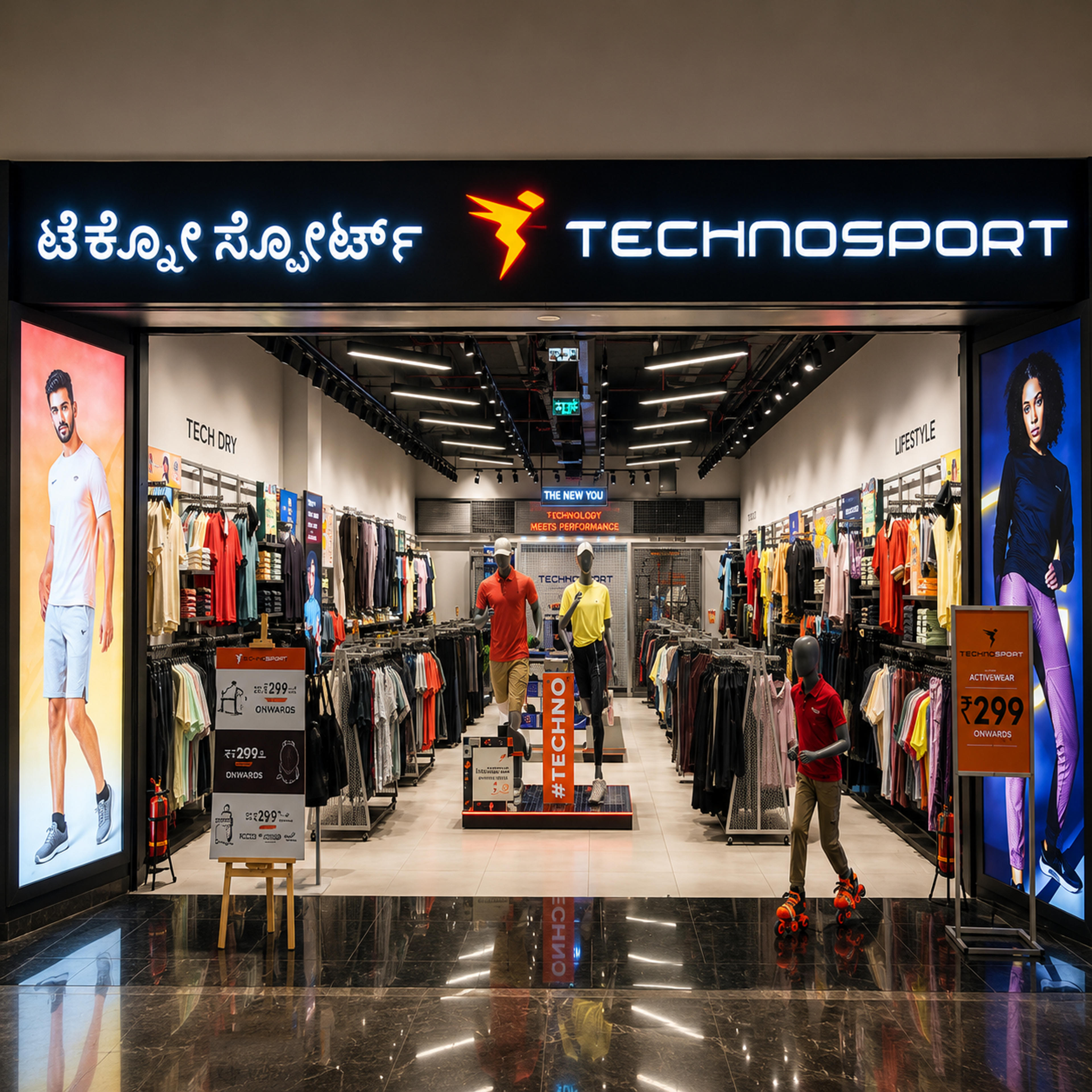 TechnoSport Exclusive Store - Hubballi Front Store Images