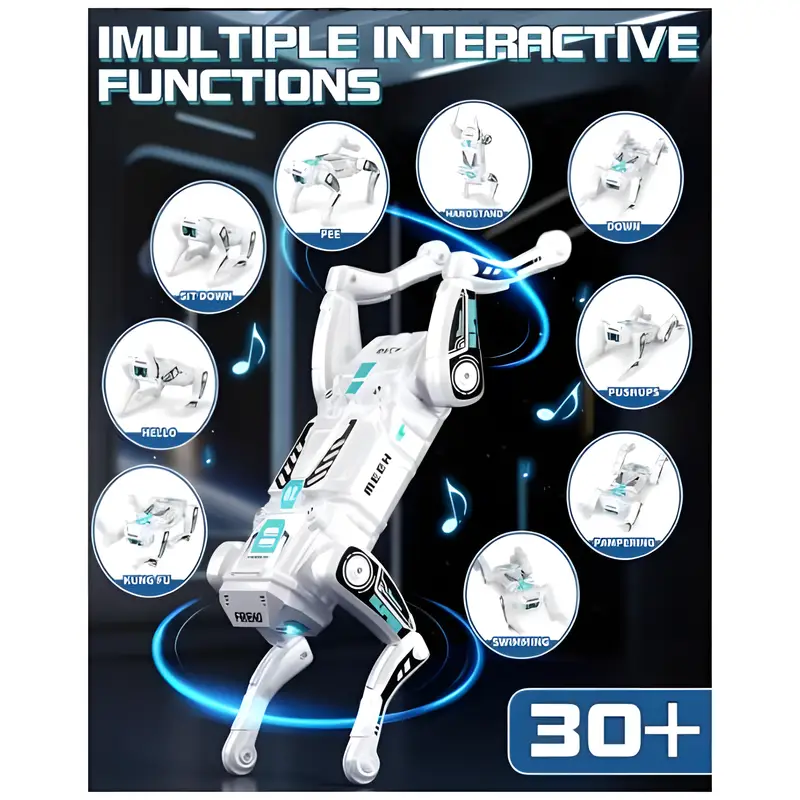 Interactive Robot Dog Toy – App, Voice & Remote Control image 3