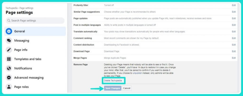 what does hide vs delete comment on facebook
