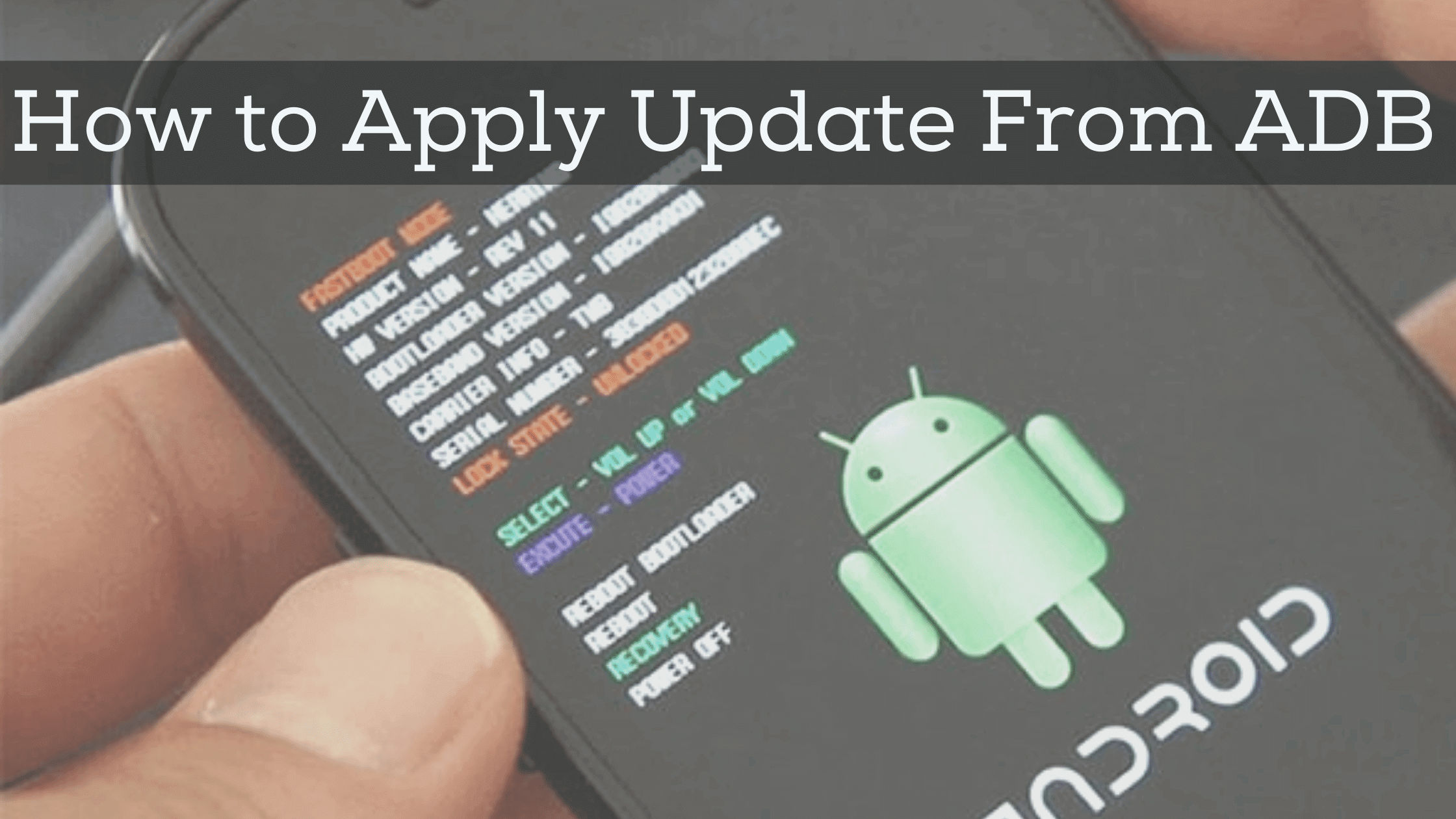 ADB В рекавери. Android debug Bridge. Обновление андроид. Apply update..