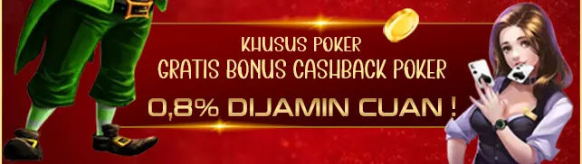 CASHBACK POKER MINGGUAN 5%