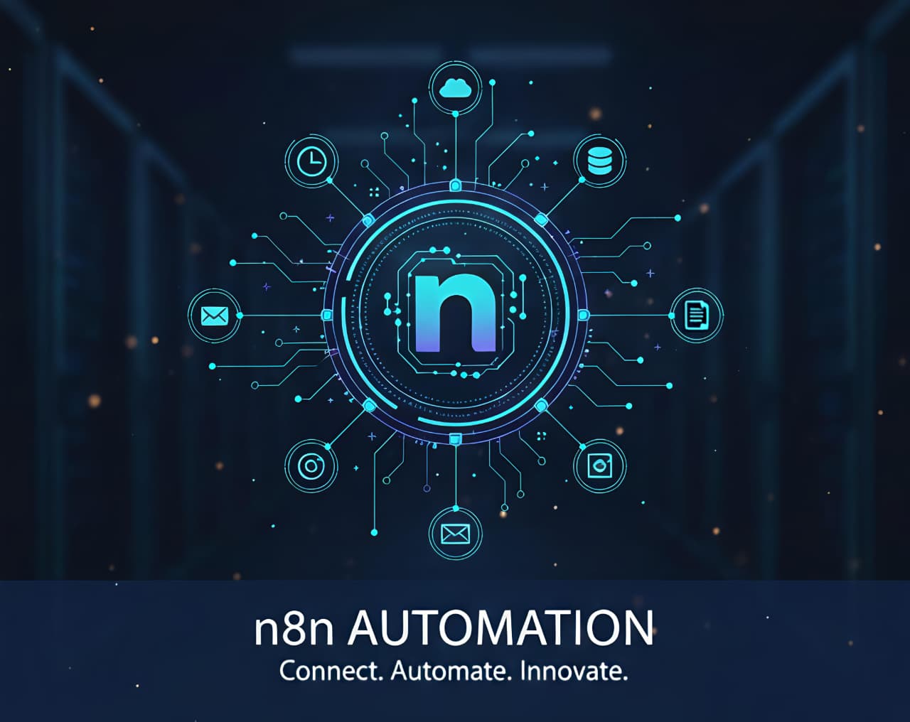 Diagram showing automated workflows