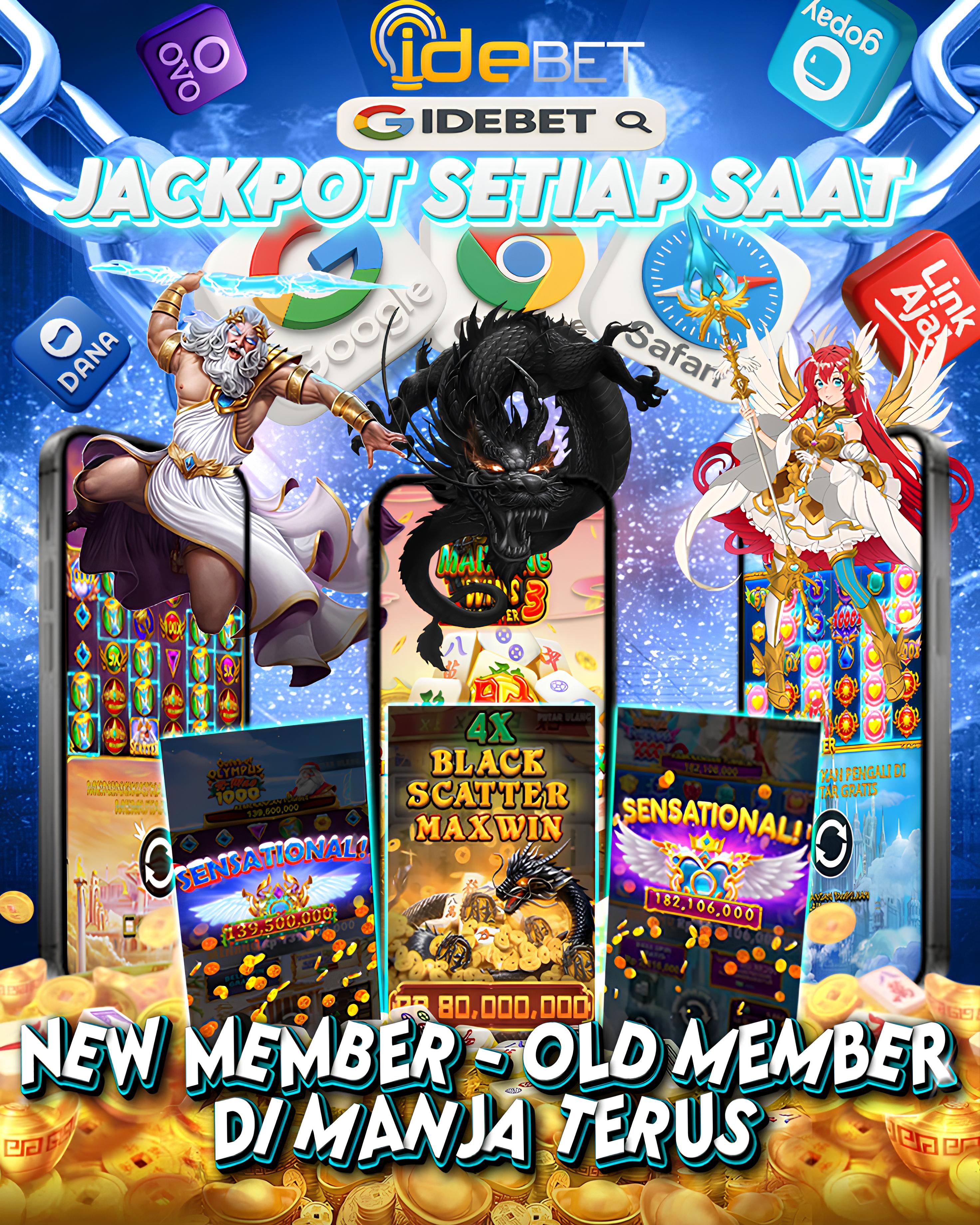 IDEBET 🦋 SITUS SLOT TERBESAR PALING GACOR DEPOSIT PAKAI DANA INDONESIA