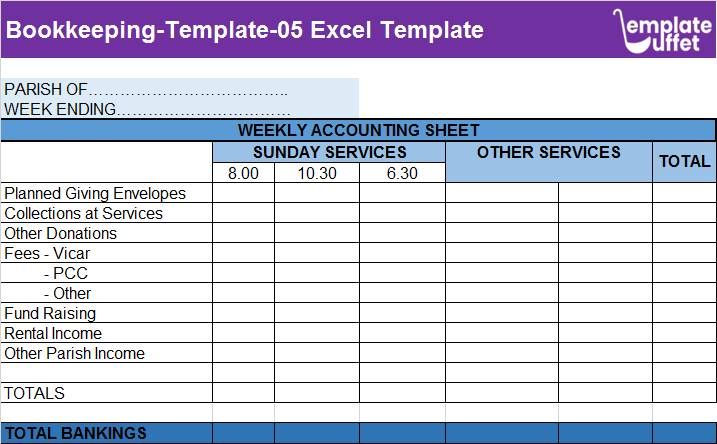 Bookkeeping-Template-05 Excel Template