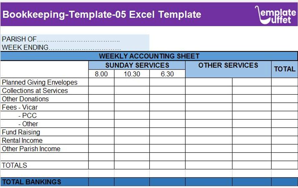 Bookkeeping-Template-05 Excel Template