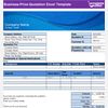 Business-Price-Quotation Excel Template