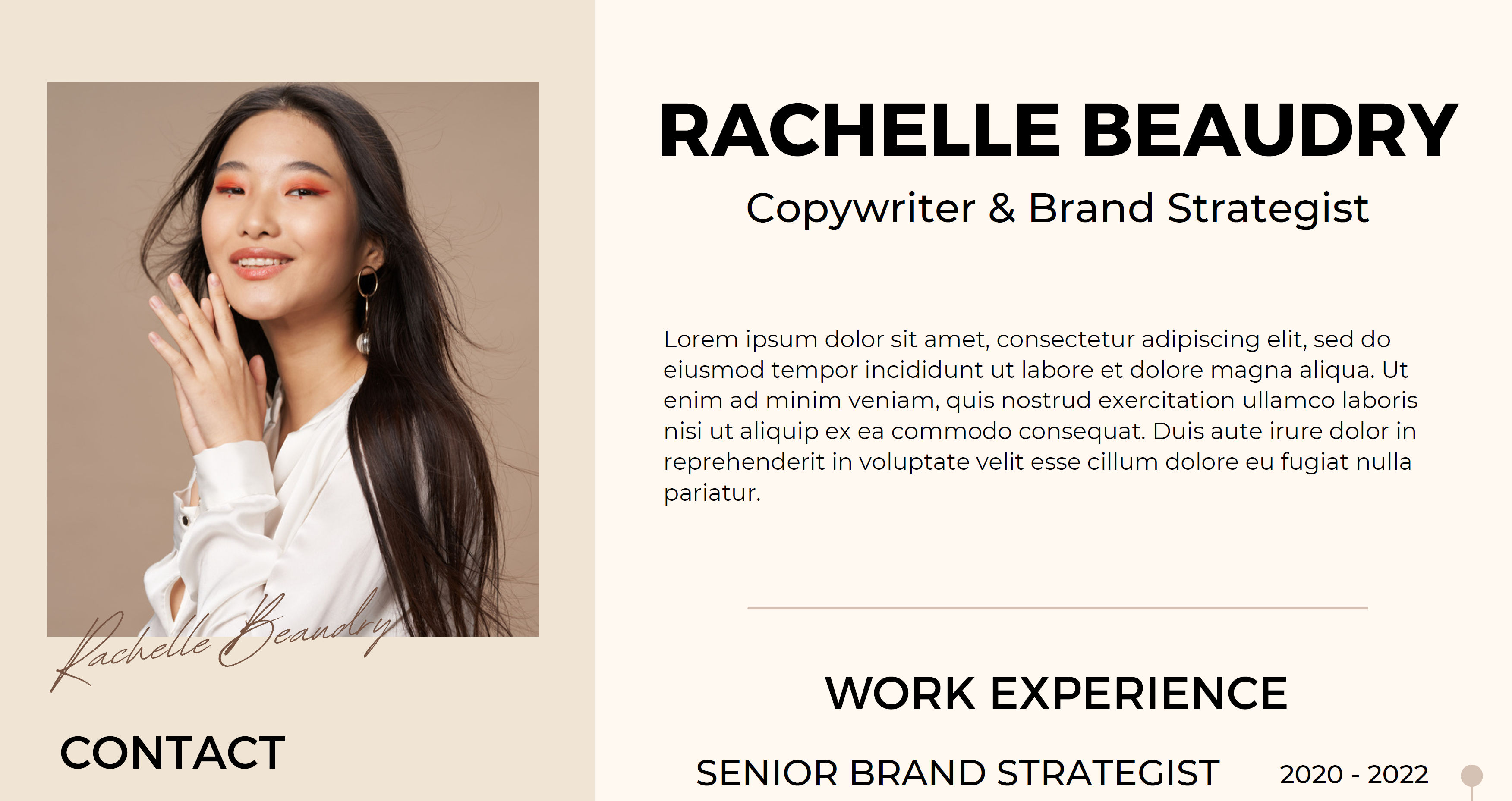 CV Template Cool Design