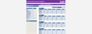 Exercise-Planner Excel Template