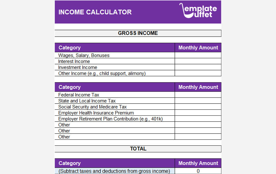 Income Calculator