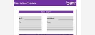 Sales Invoice Excel Template