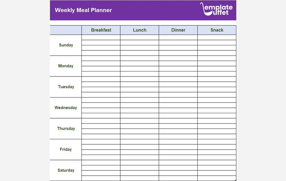 Simple Meal Planner