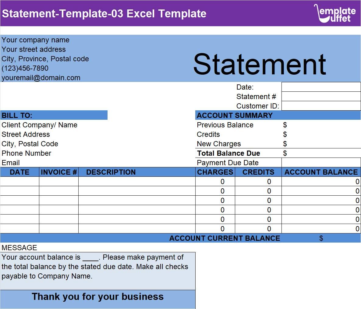 Statement-Template-03 Excel Template