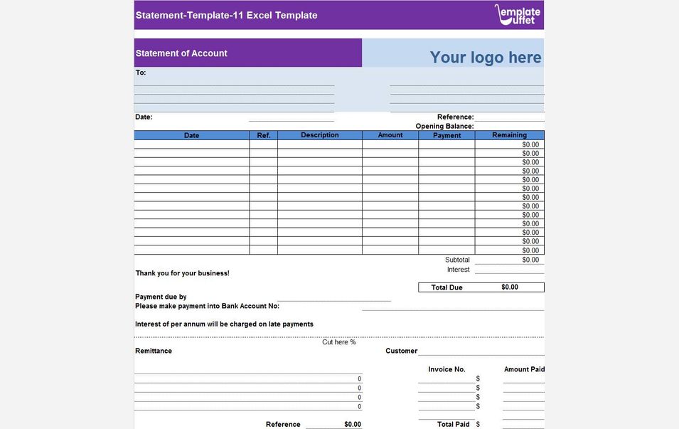 Statement-Template-11 Excel Template