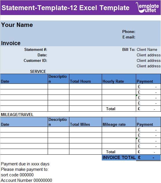 Statement-Template-12 Excel Template