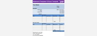 Statement-Template-12 Excel Template