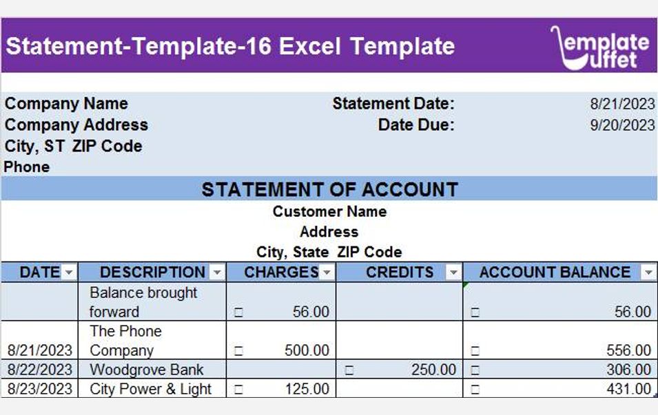 Statement-Template-16 Excel Template