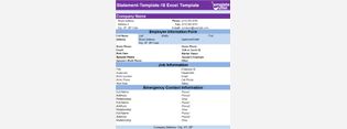 Statement-Template-18 Excel Template