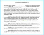 Non Disclosure Agreement Template