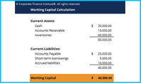 Working Capital Template