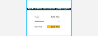 Add Months to Date Template