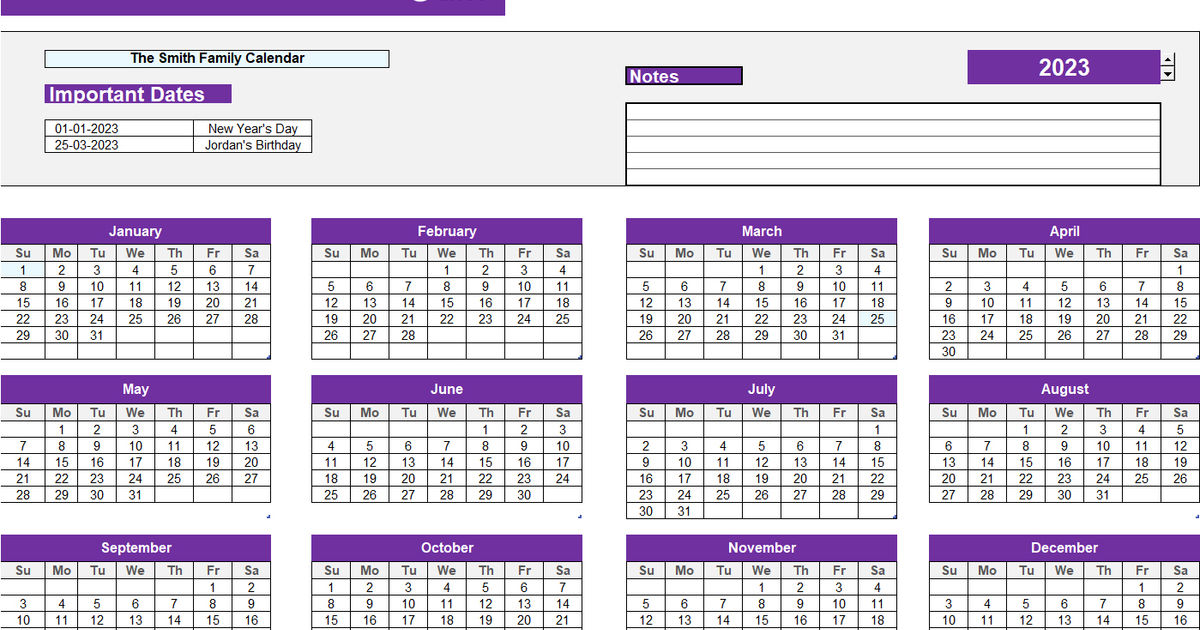 The Family Calendar: Keep Track of Events Schedule with Ease