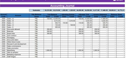 Bookkeeping-Template-30 Excel Template