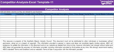 Competitor-Analysis-Excel Template-11