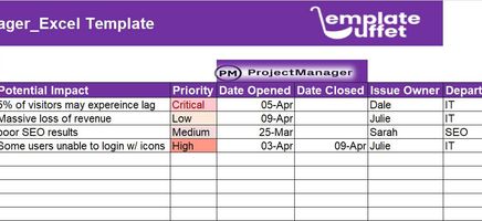 Free_Issue_Tracking_ProjectManager_Excel Template