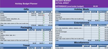 Holiday-Budget-Planner Excel Template