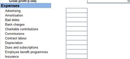 Income-Statement-1-year Excel Template