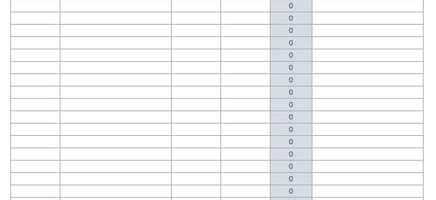 Mileage Tracking Template