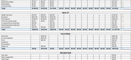 Personal Budget Planner (Yearly)